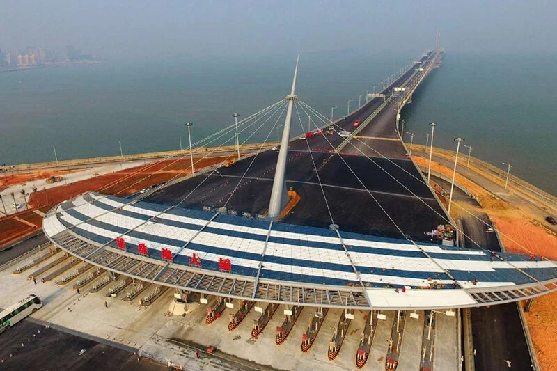 Proyecto de puente a través de Hong Kong Z Huhai MA